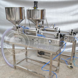 揭秘半自動電加熱帶攪拌臥式灌裝機(jī) 提升食品加工效率的核心設(shè)備